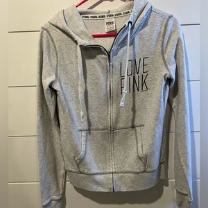 VS PINK zip-up hoodie